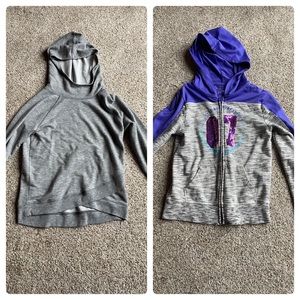Girls hoodies size 7/8 lot